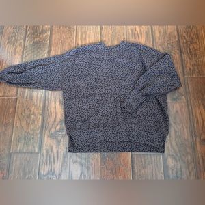 Abercrombie &Fitch leopard print sweatshirt